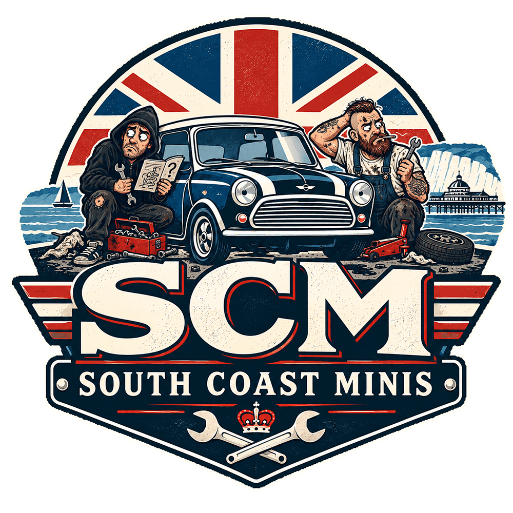 scm-logo-1000px2 South Coast Minis Union Jack illustrated garage logo